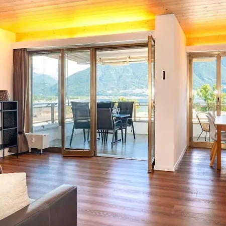 Marlis 180 View Swimming Pool And Parking Appartement Minusio